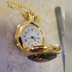 New military Vet veteran thank you for your service quartz pocket watch